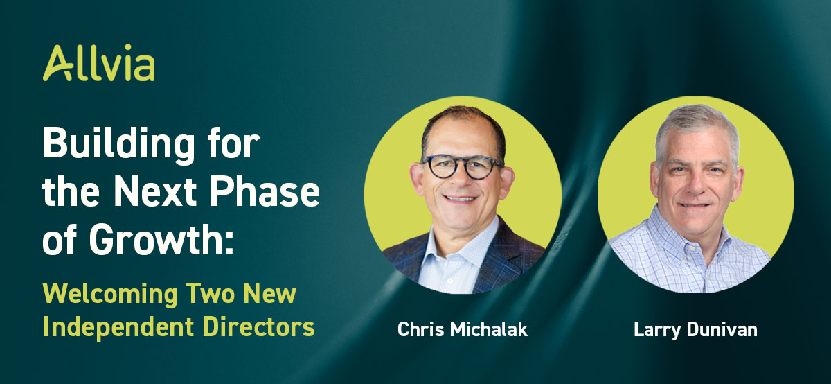 Allvia Names Industry Veterans Chris Michalak and Larry Dunivan as Independent Directors